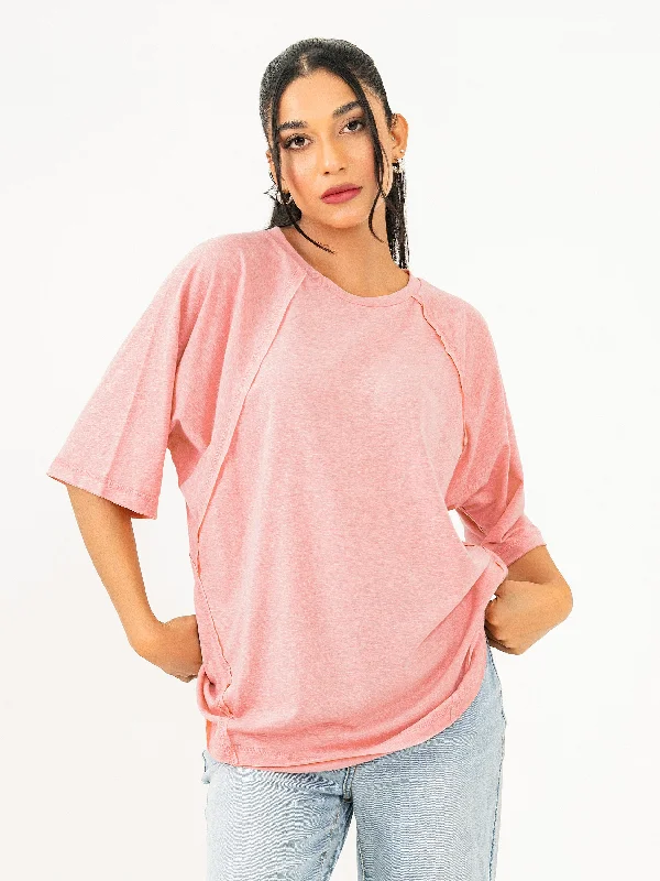 Dyed Jersey T-Shirt Relaxed Women's Beachy