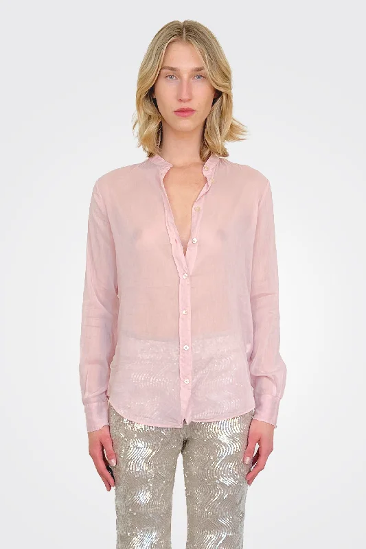 Mandarin Collar Shirt - Rose Rugged Women's Outdoor 