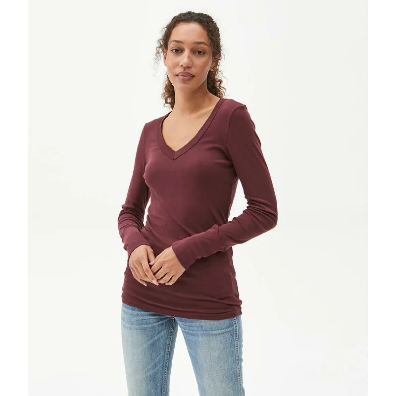 Molly V-Neck Tee Stylish Women's Neon