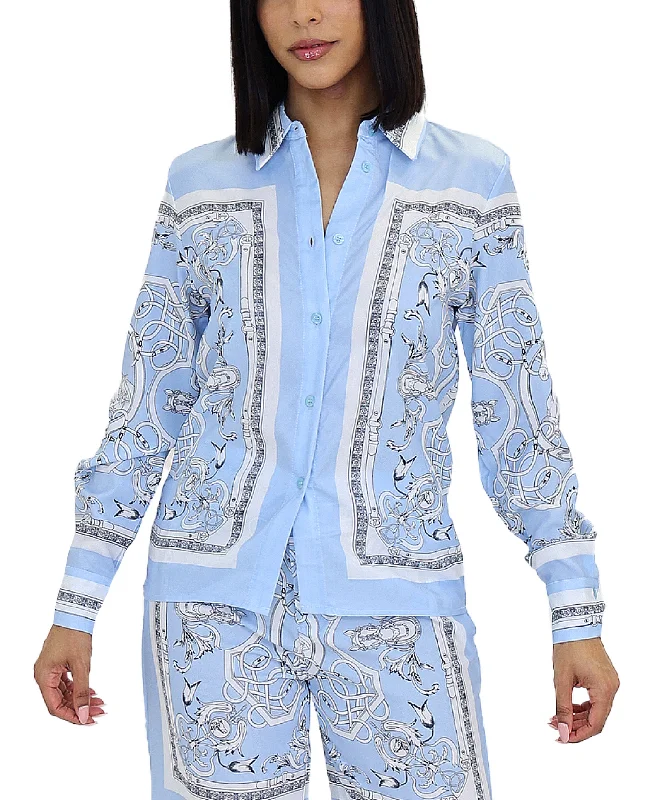 Satin Printed Blouse Adventure