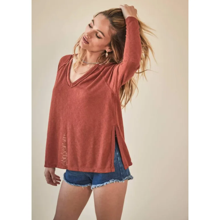 Rennen Textured Longsleeve Sophisticated Women's Tailored