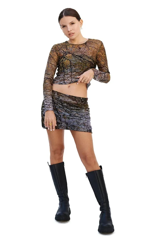 MESH CENTRAL TOP Cozy Women's Sherpa - lined