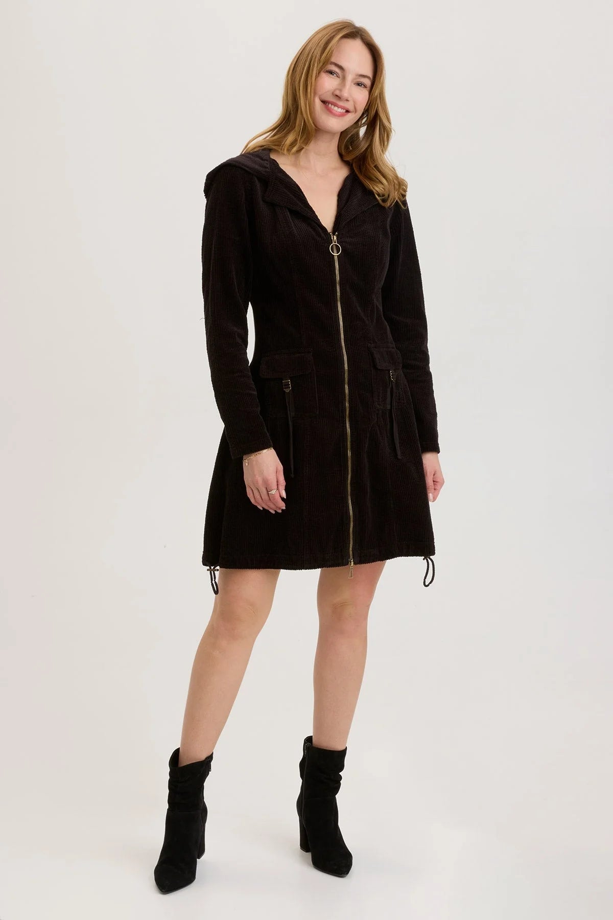 Naja Jacket Dress - Black Sleek Women's 