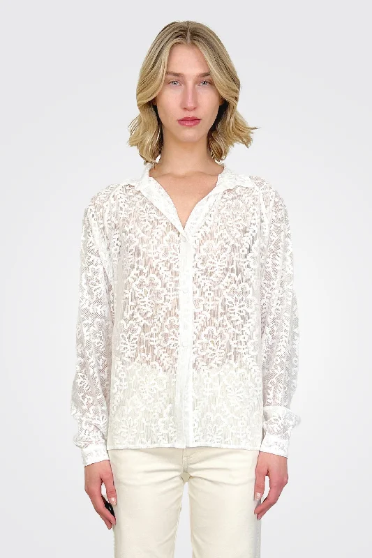 Lace Blouse - Frangipani Sustainable Organic