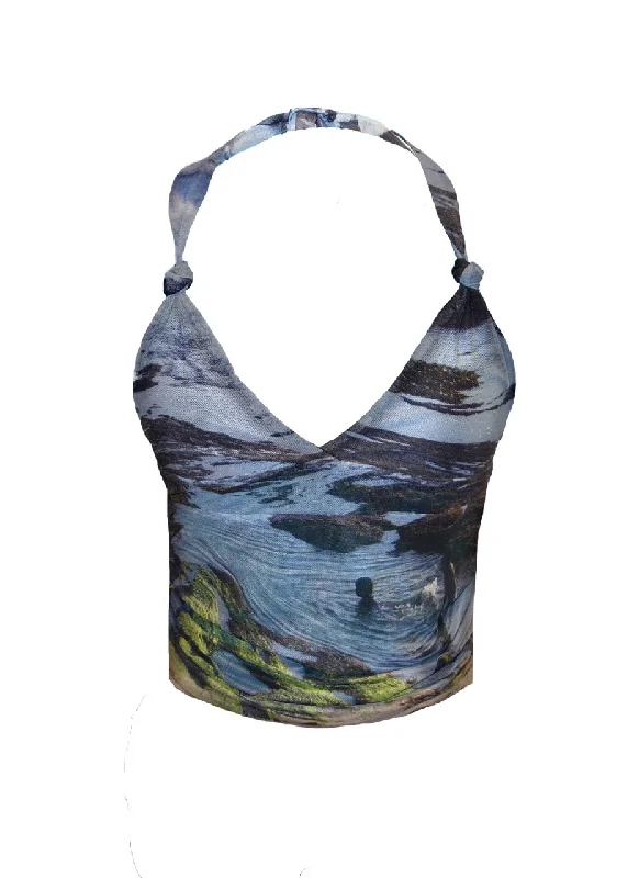 BALANGAN MESH TOP Luxurious Women's High -  end