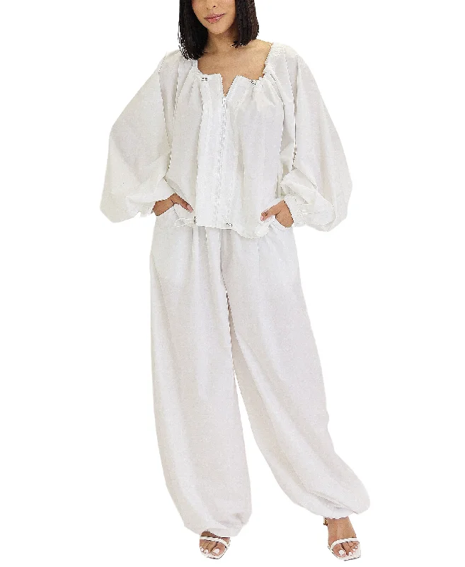 Parachute Jacket & Pants Set- 2 Pc Set Modern Women's Tech