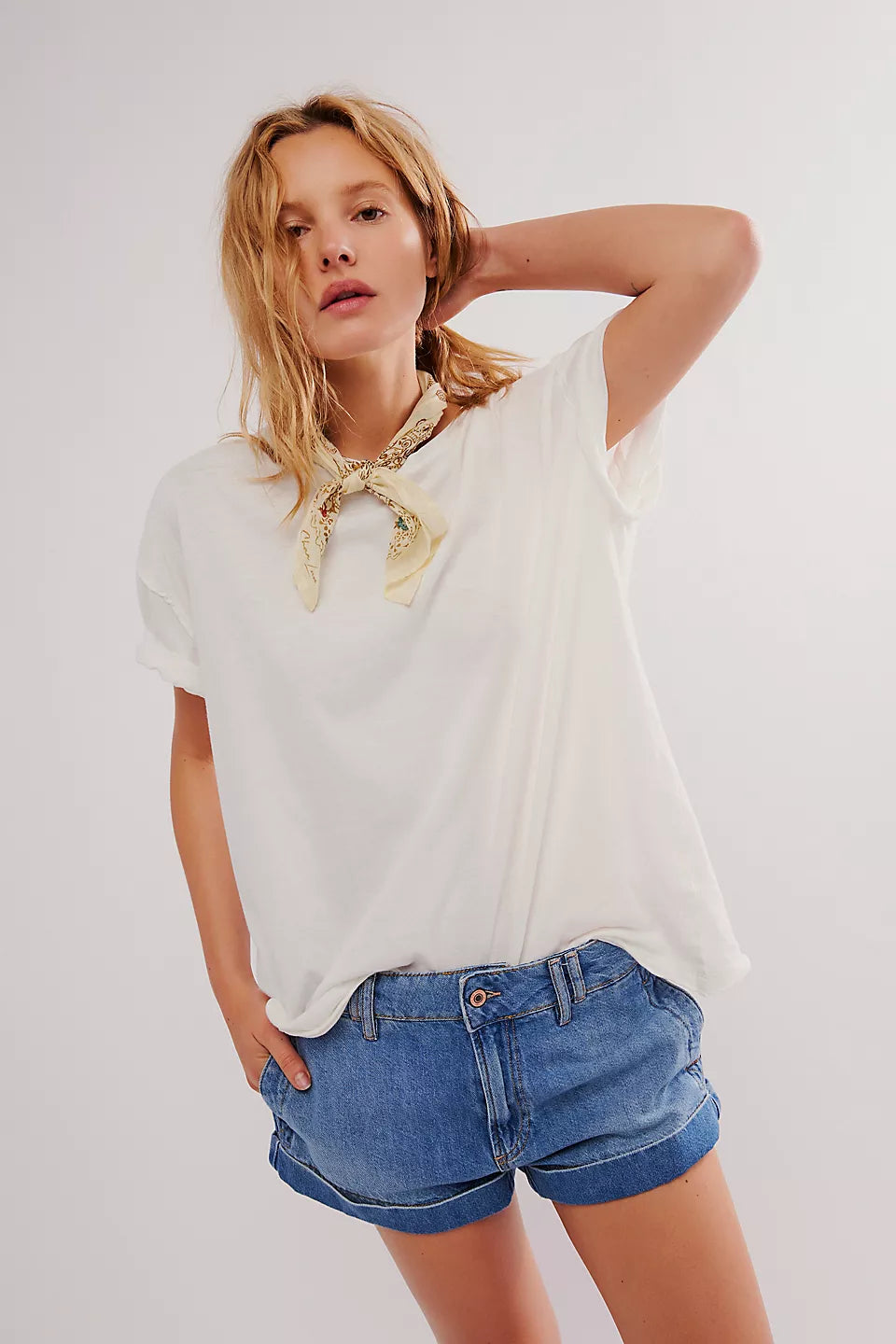 Nina V Tee - Ivory Vintage Women's 1970S 