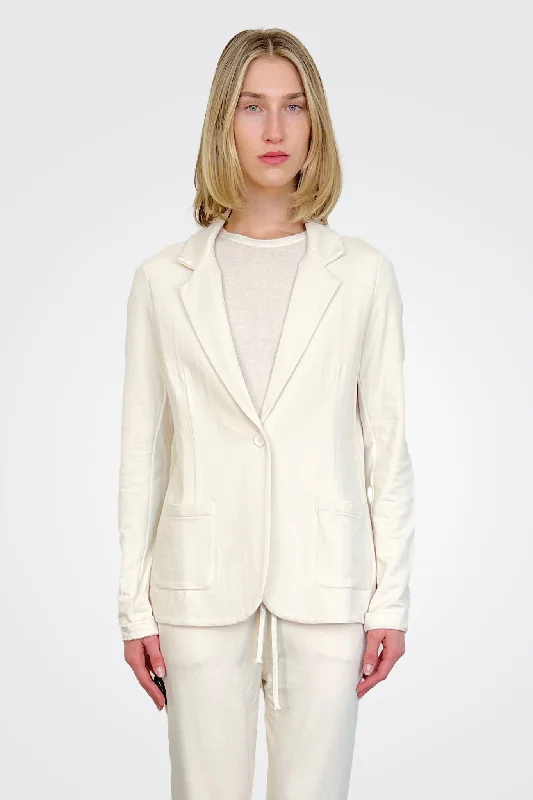 French Touch One Button Blazer - Ivory Women
