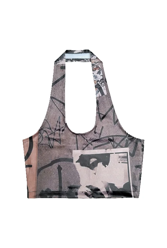 GRAFFITI HALTER TOP Refined Women's 