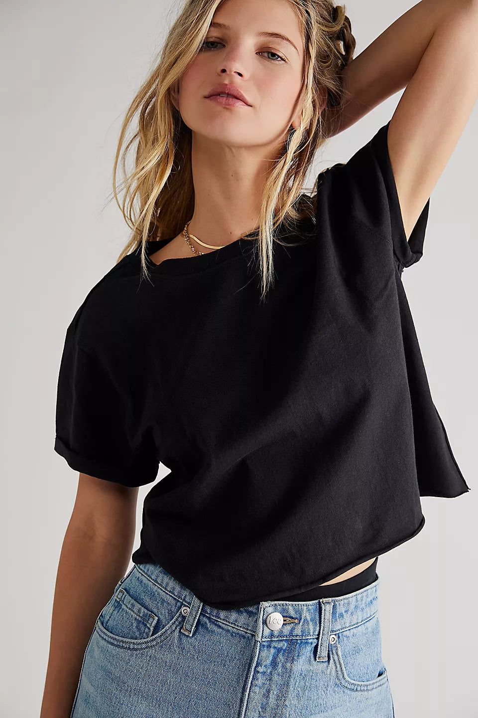 The Perfect Tee - Black Earthy Women's Hemp - based