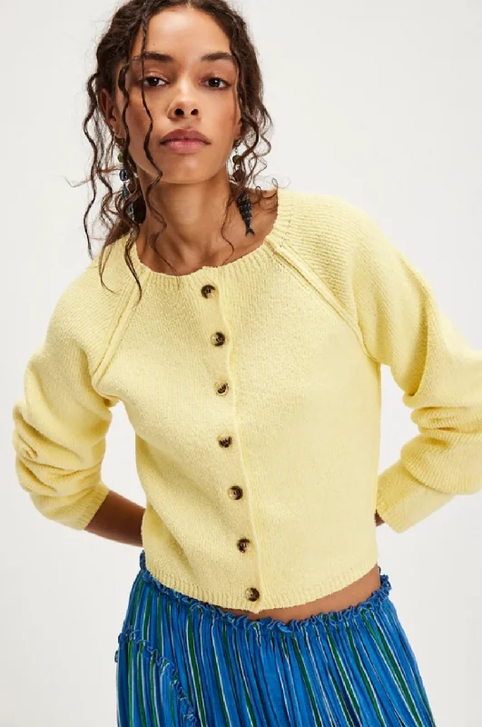 Sydney Shrunken Cardi - Sunshine Time Adventure