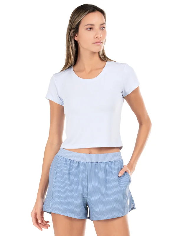 199096-433 | CUT ABOVE CROP S/S | GLACIER European