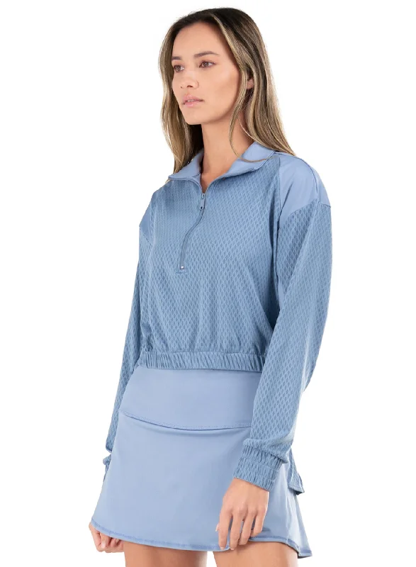 199098-430 | DIAMOND 1/4 ZIP L/S | INFINITY Modern Women's Tech