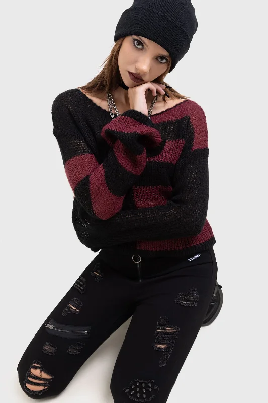 Anshee Sweater Edgy Women's Punk