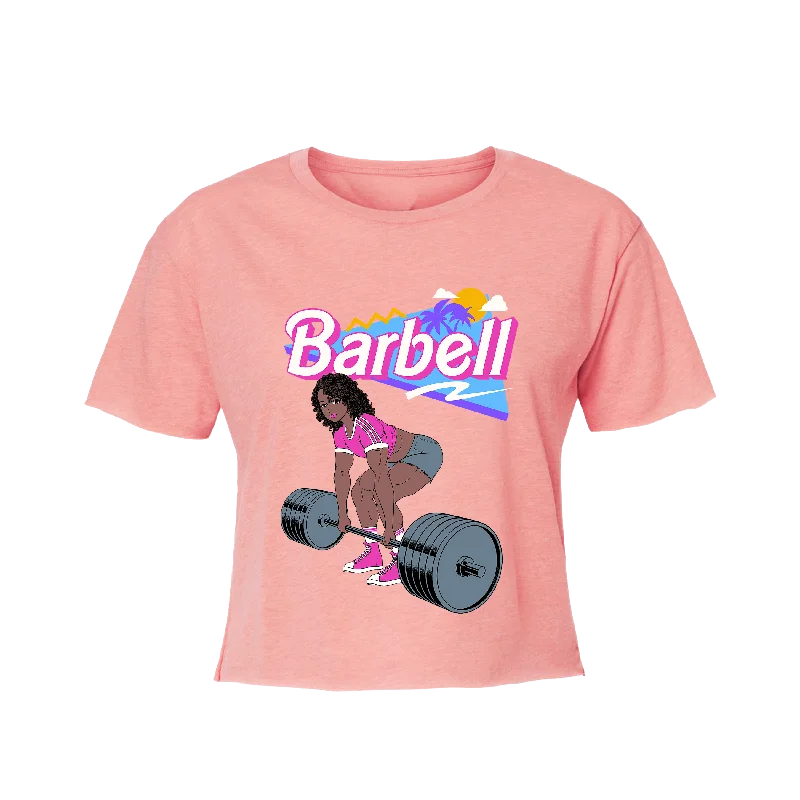 BARBell *Black Edition* (Women's Desert Pink Crop Tee) Street
