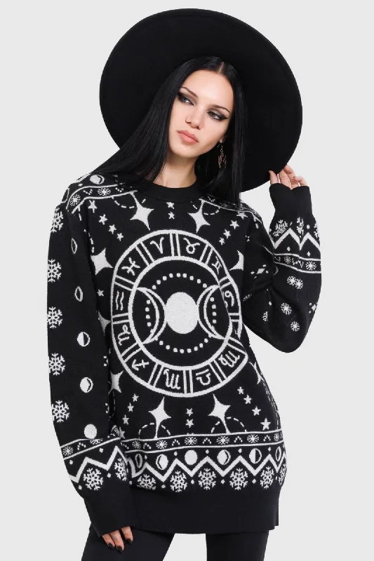 Cosmic Hallowmas Sweater Sporty Women's Tennis