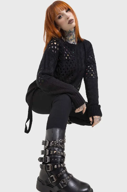 Desolate Sweater Monochromatic All - in - one