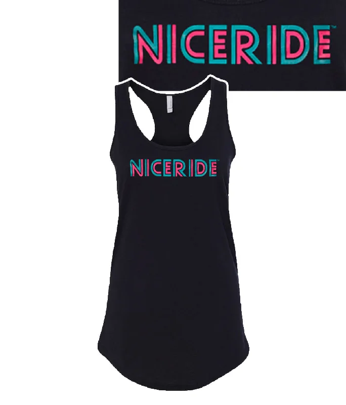 Disco - Black Or White Next Level Women's Racerback Tank Top Modern Women's 