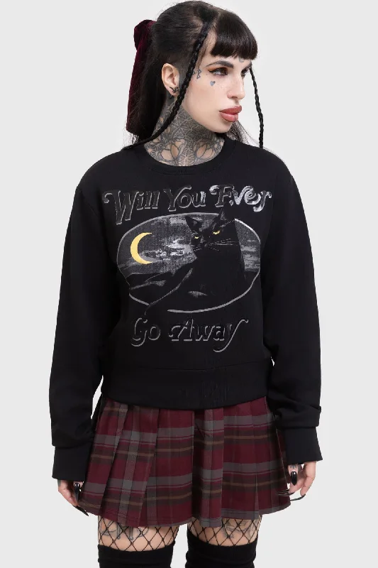 Go Away Sweatshirt Sophisticated Women's Tailored