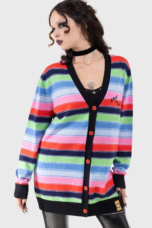 Good Guys Finish Last Knit Cardigan Disco