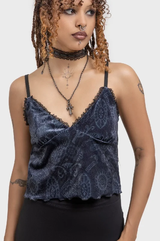 Half Vamp Top Refined Women's Velvet