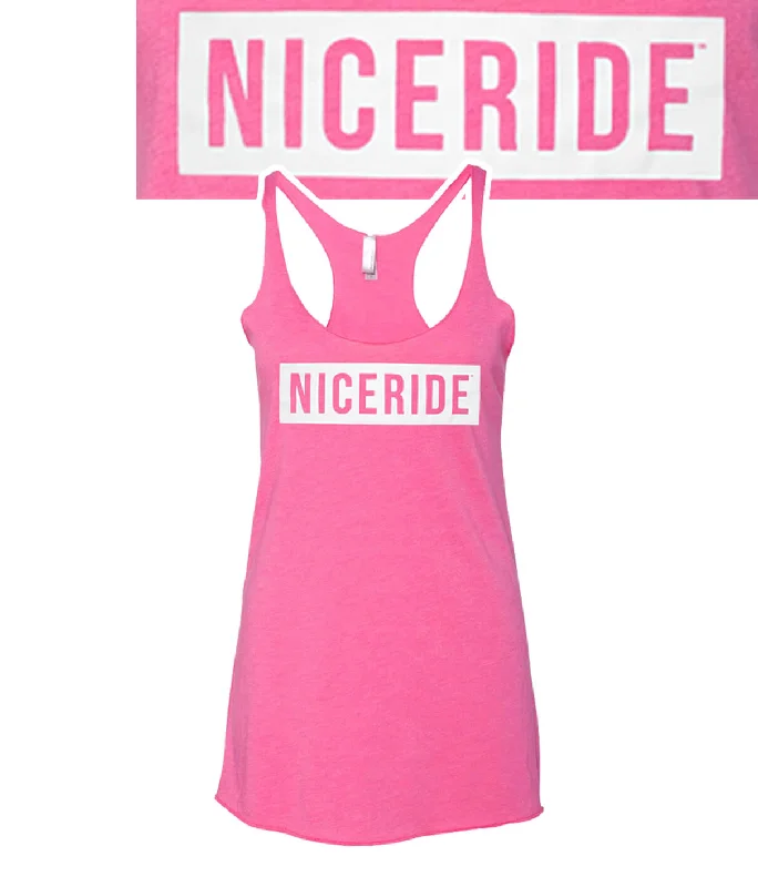 Influencer - Pink Next Level Women's Vintage Tank Sleek Women's Metallic