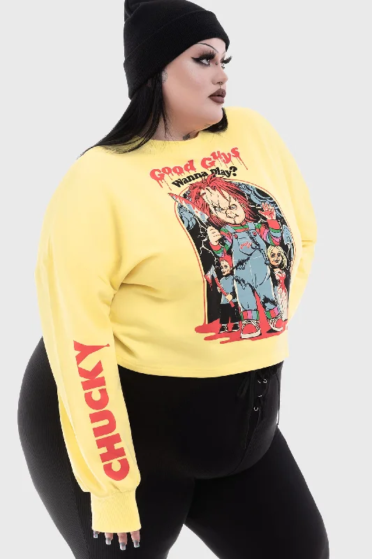 My Friends Call Me...Chucky Sweatshirt [PLUS] Sharp Women's Italian