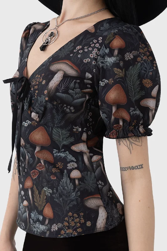 Night Forager Top Earthy Women's Hemp - based