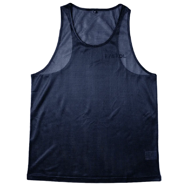 RASKOL Navy Blue MESH Tank Top (LIMITED EDITION) Artistic Women's Avant - 