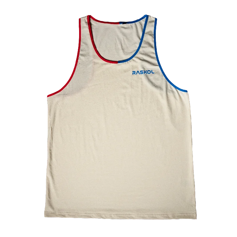 RASKOL Retro Cream Tank Top (LIMITED EDITION) Vacation