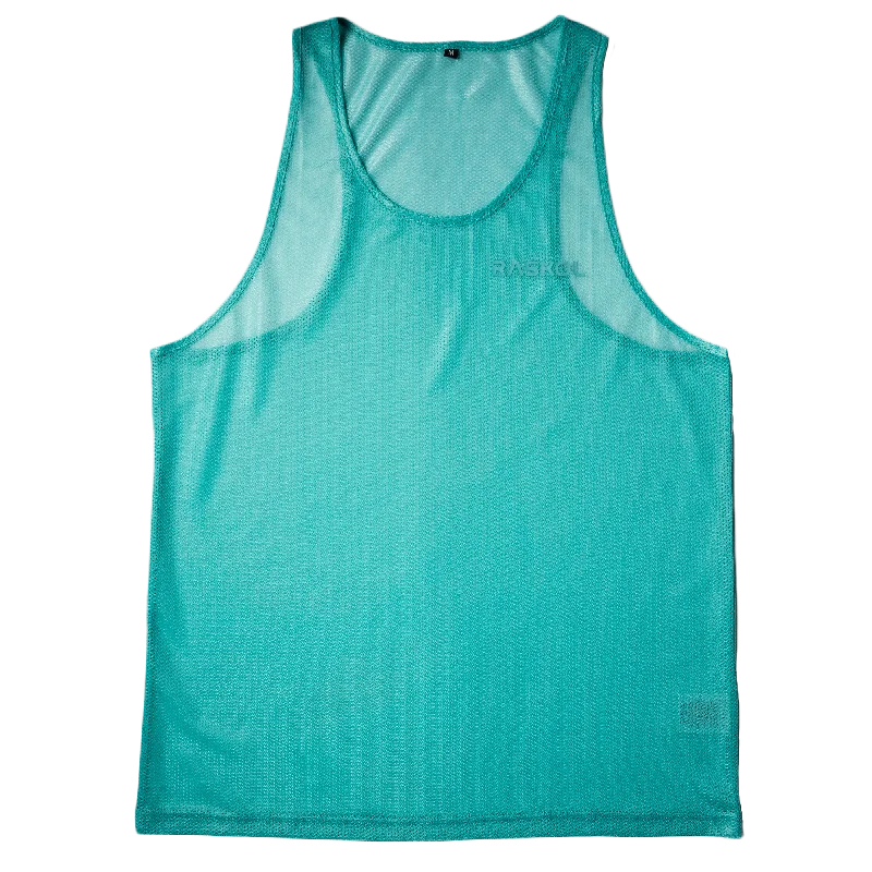 RASKOL Teal MESH Tank Top (LIMITED EDITION) Trendy Women's 