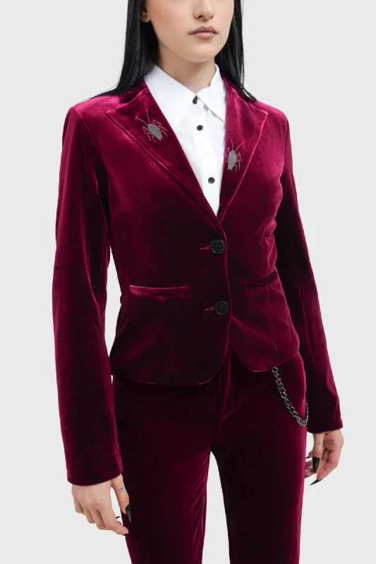 Recently Deceased Shrunken Blazer Hip Women's Retro