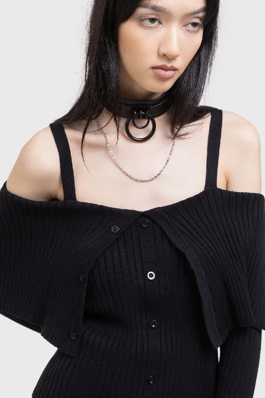 Shadow Empress Knit Top Trendy Women's 