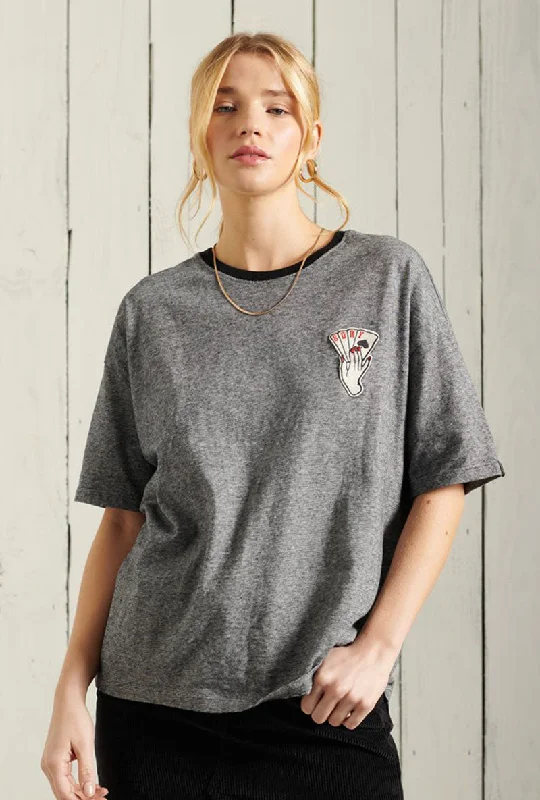 SUPERDRY MILITARY CARD BOXY TSHIRT Contemporary 