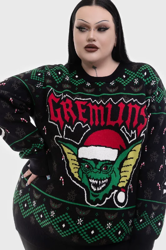 The Gremlins Are Coming Sweater [PLUS] garde