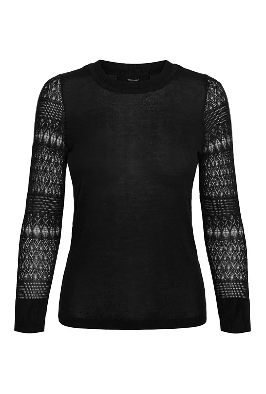 VERO MODA LINNEA 3/4 POINTELLE BLOUSE Disco