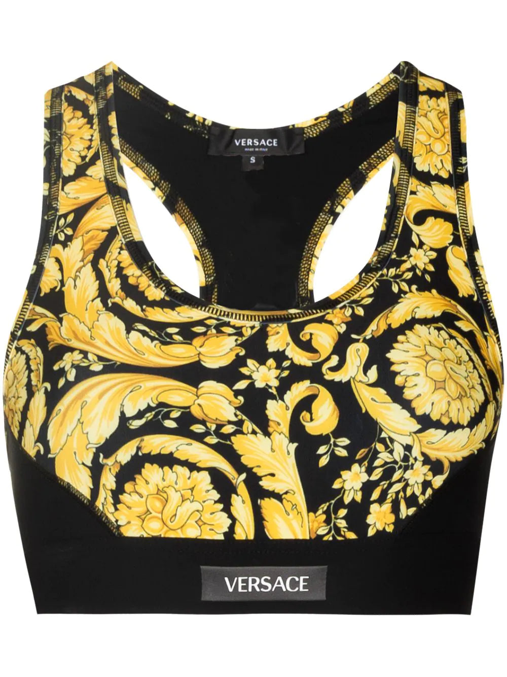 Versace Barocco Sports Bra Bold Women's Statement