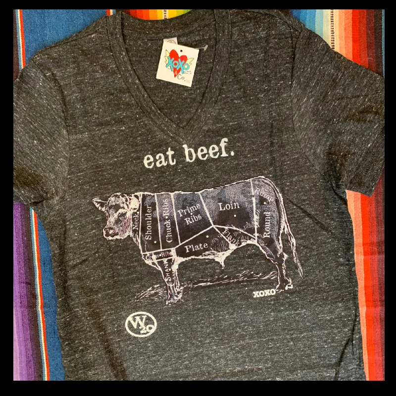 West 20 Eat Beef Tee Athletic Women's 