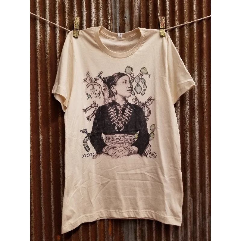 West 20 Saddle Co. Native Treasures Squash Blossom Tee Trendy Women's 