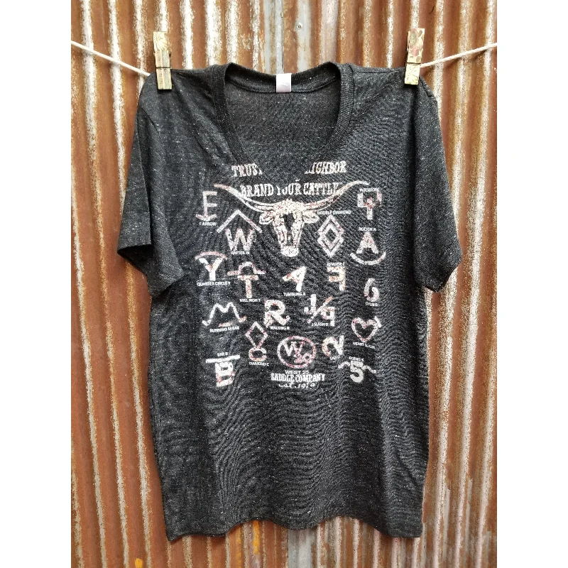 West 20 Saddle Co. XO Trust Your Neighbor Tee Stylish Women's Tropical 