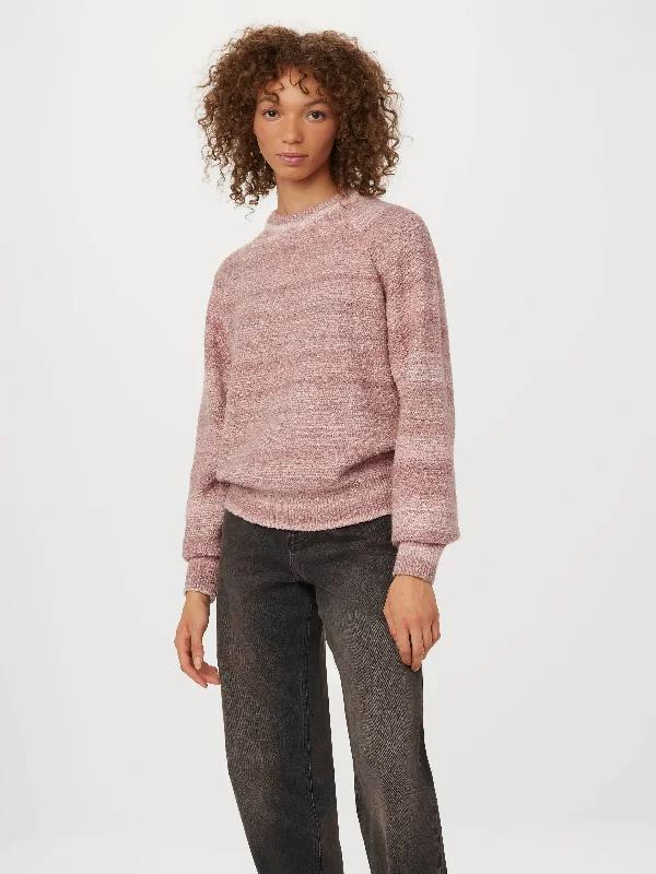 The Seawool® Crewneck Sweater in Fade Rose Bold Women's Statement