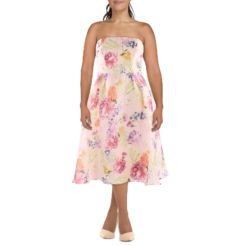 Alfred Sung Womens Floral Formal Cocktail And Party Dress Hip Women's Urban