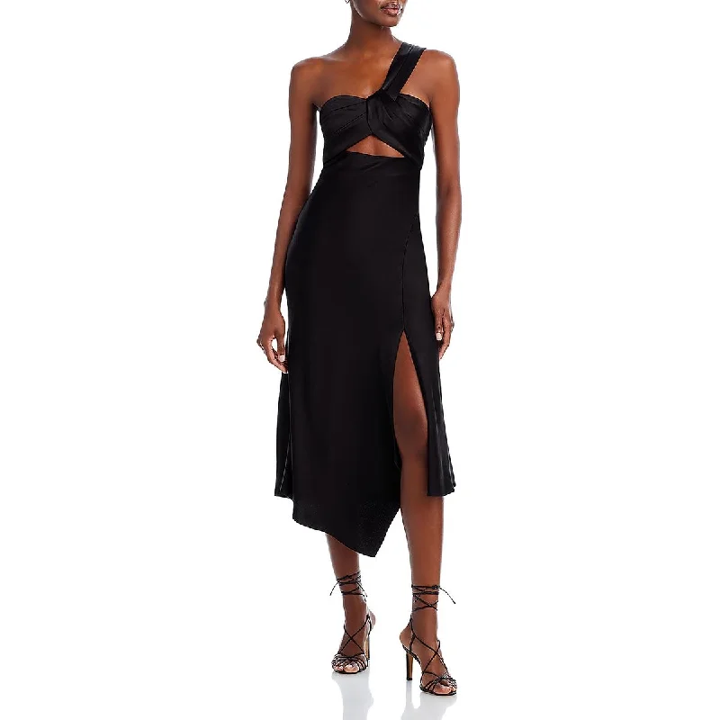 Alice and Olivia Womens Cut-Out One Shoulder Cocktail And Party Dress Dynamic Women's High - energy Alice and Olivia Womens Cut-Out One Shoulder Cocktail And Party Dress Dynamic Women's High - energy