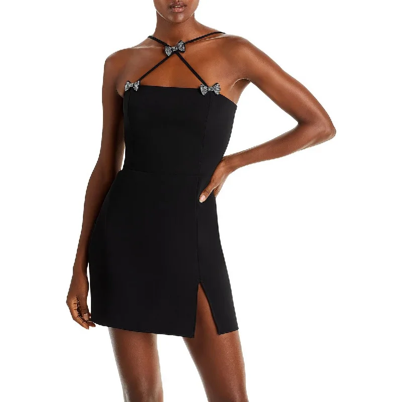 Amanda Uprichard Womens Ayleen Knit Embellished Cocktail and Party Dress Relaxed Women's Beachy Amanda Uprichard Womens Ayleen Knit Embellished Cocktail and Party Dress Relaxed Women's Beachy