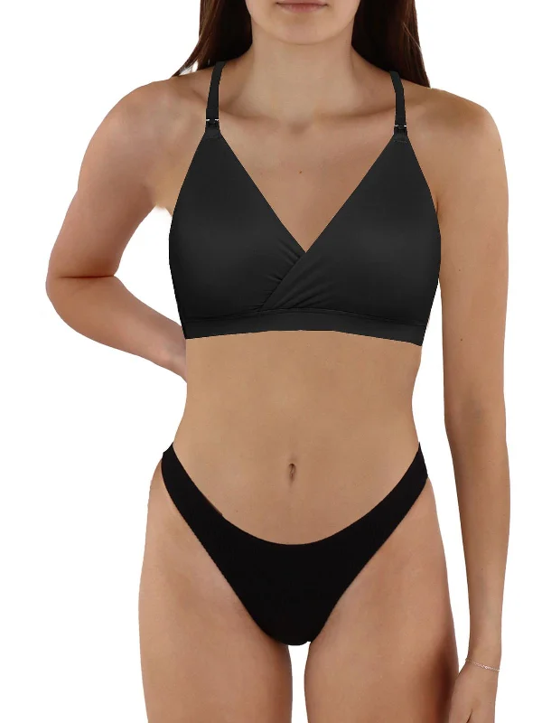 Bra-Llelujah Womens Maternity Low Profile Nursing Bra Disco