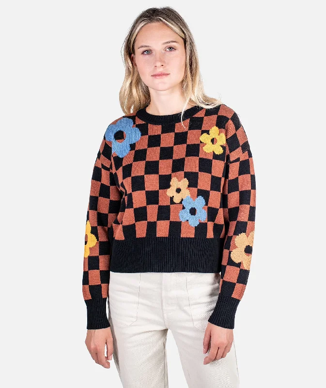 Crescent Sweater - Brown Dynamic Women's High - energy