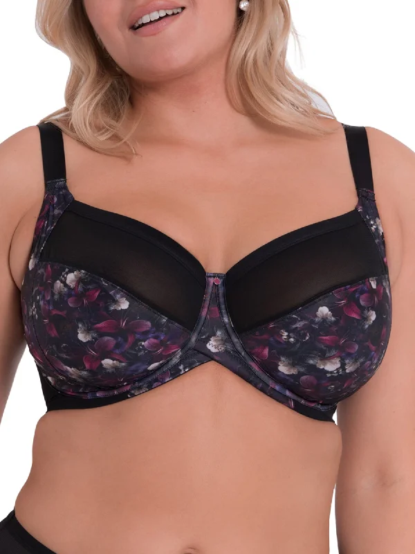 black floral