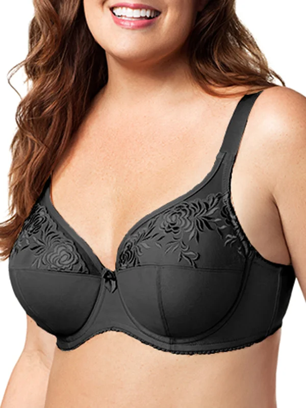Elila Women's Ella Embroidered Bra Earthy Women's 