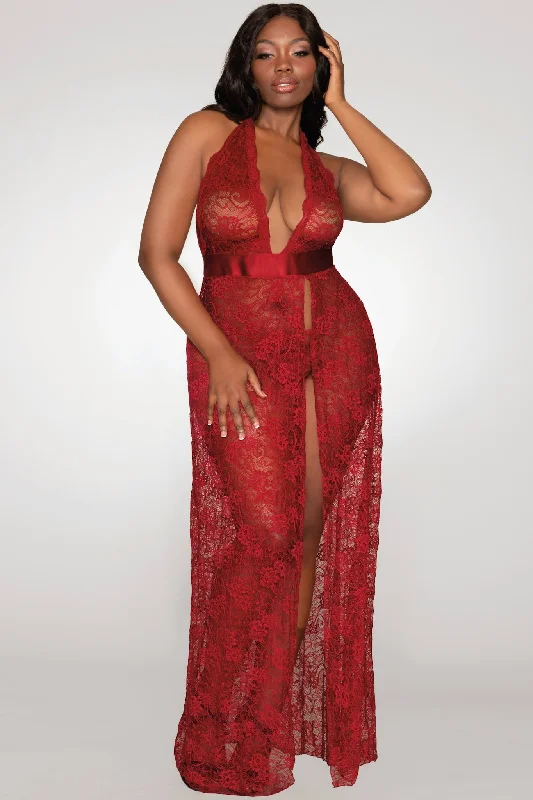 Garnet Lace Gown Dynamic Women's Moto