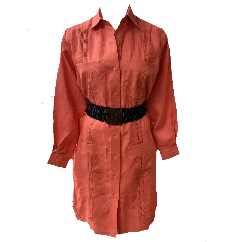 Guayabera Irish Linen Dress Practical Women's Quick - dry